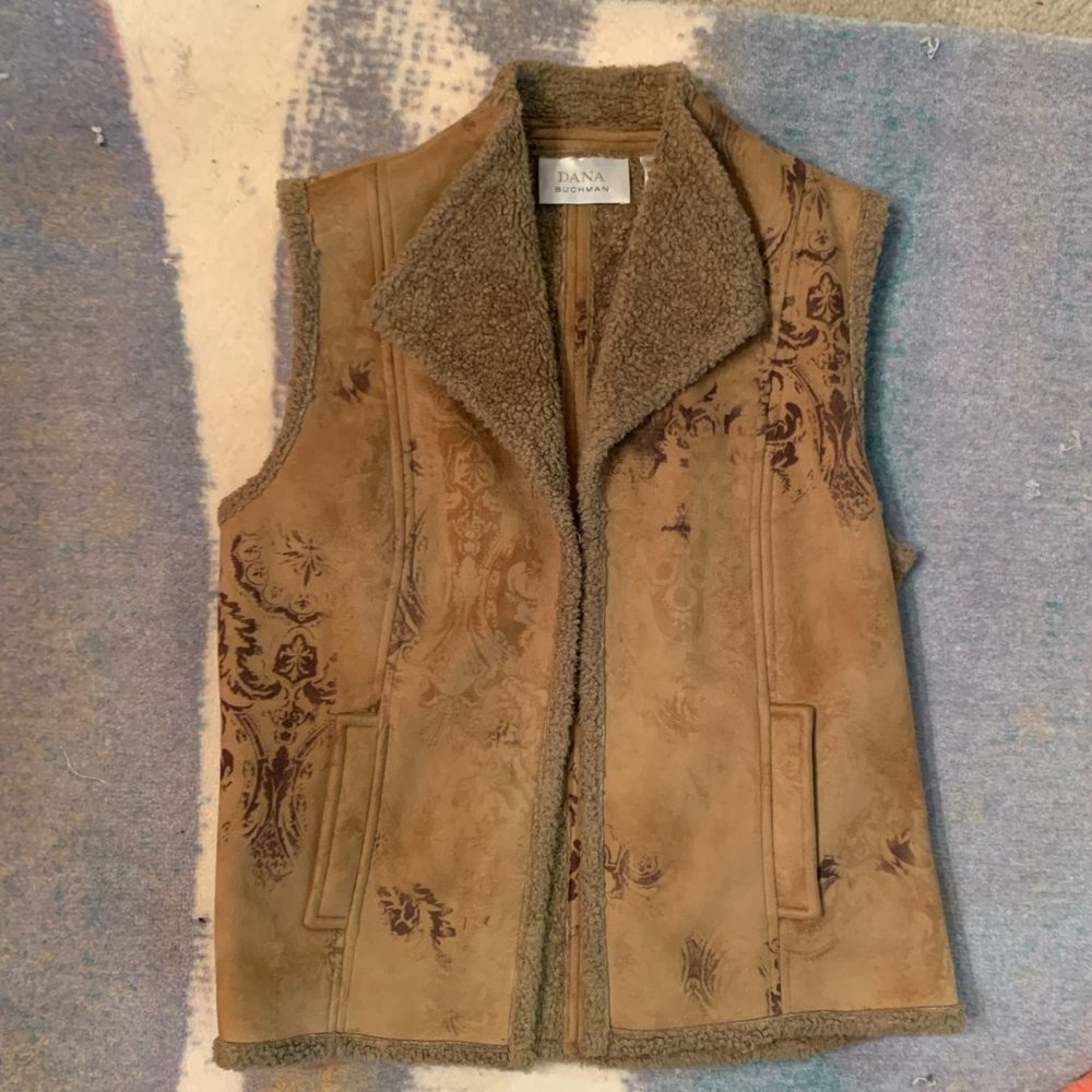 Dana Buchman Suede Vest